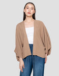 Nevada Outer Rayon Crinckle Cardigan Wanita