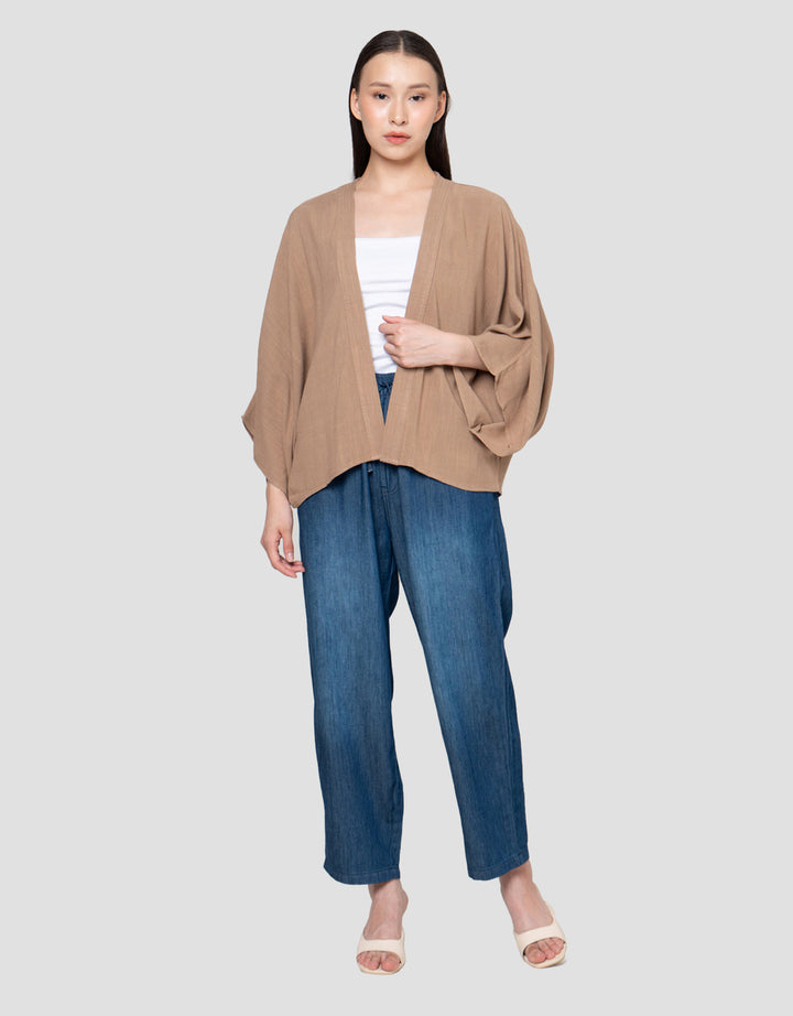 Nevada Outer Rayon Crinckle Cardigan Wanita