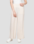 Nevada Wide Leg Half Gathered Celana Panjang Wanita