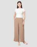 Nevada Wide Leg Half Gathered Celana Panjang Wanita