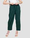 Nevada Wide Elastic Band Linen Mix Celana Kulot Wanita
