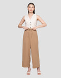 Nevada Wide Leg Pleats With Drawstring Celana Panjang Wanita