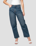 Nevada Barrel With Knee Details Celana Denim Wanita