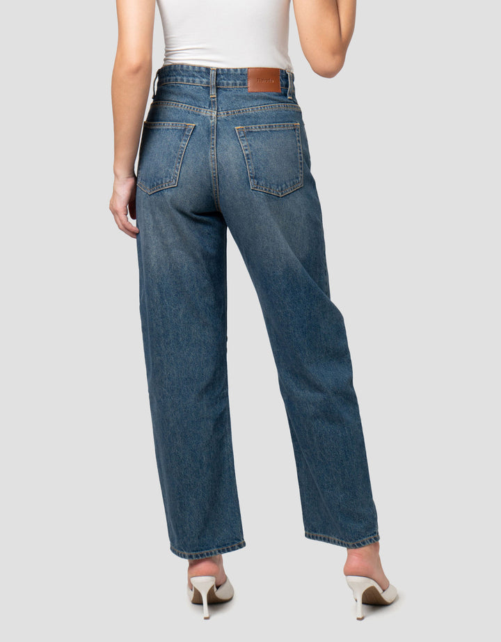 Nevada Barrel With Knee Details Celana Denim Wanita