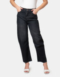 Nevada Barrel With Knee Details Celana Denim Wanita
