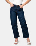 Nevada Barrel With Knee Details Celana Denim Wanita