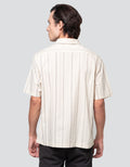 Cole Var Weaving Stripe Kemeja Pria