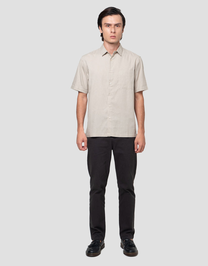 Cole Check Texture Kemeja Pria