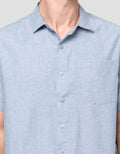 Cole Casual Oxford With Pocket Kemeja Pria