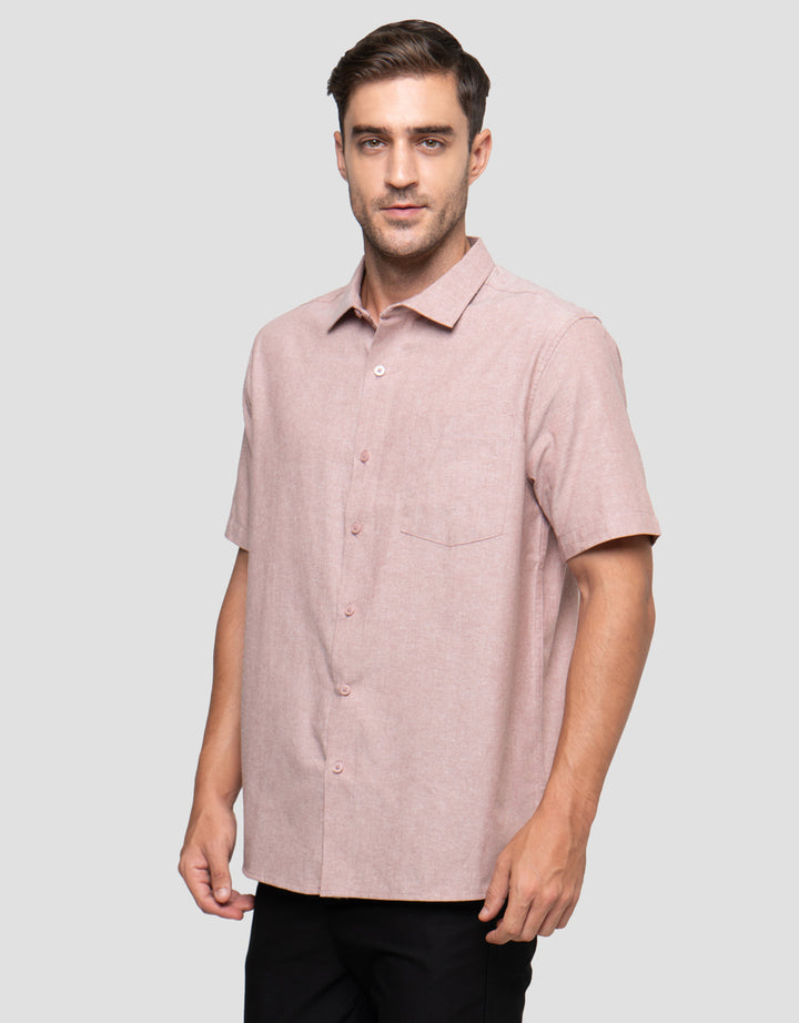 Cole Casual Oxford With Pocket Kemeja Pria