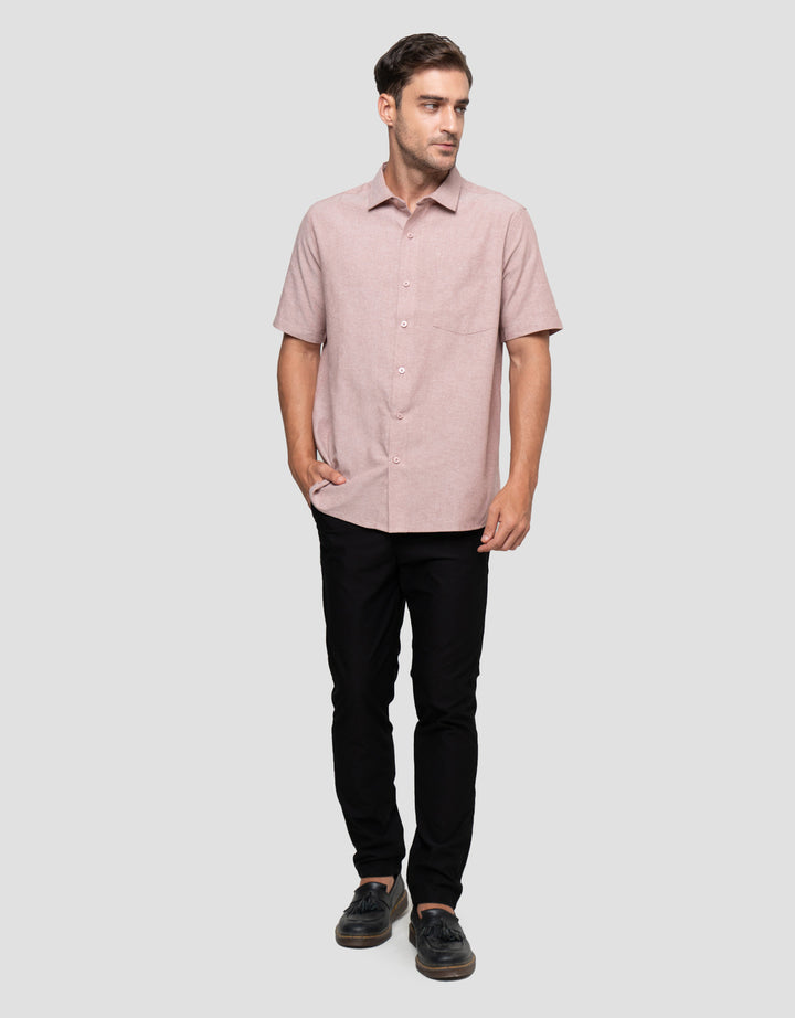 Cole Casual Oxford With Pocket Kemeja Pria