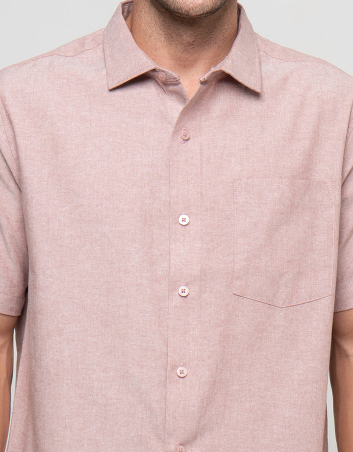 Cole Casual Oxford With Pocket Kemeja Pria