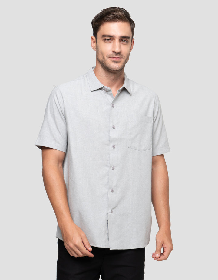 Cole Casual Oxford With Pocket Kemeja Pria