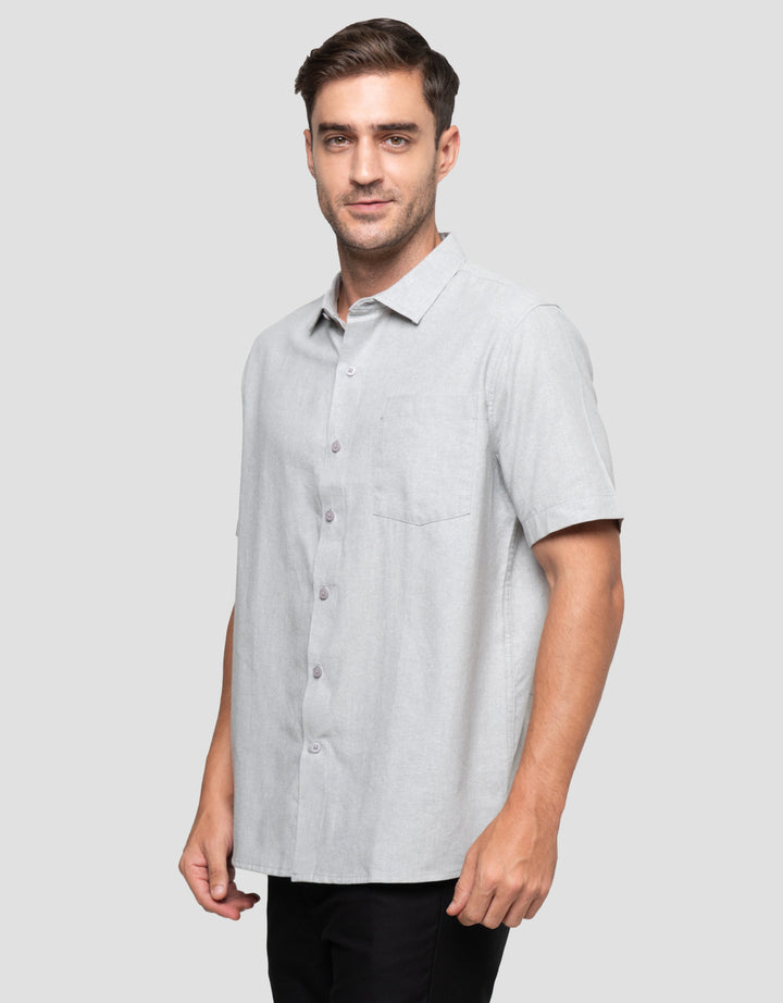 Cole Casual Oxford With Pocket Kemeja Pria