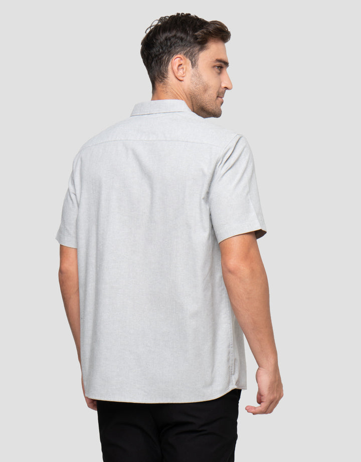 Cole Casual Oxford With Pocket Kemeja Pria