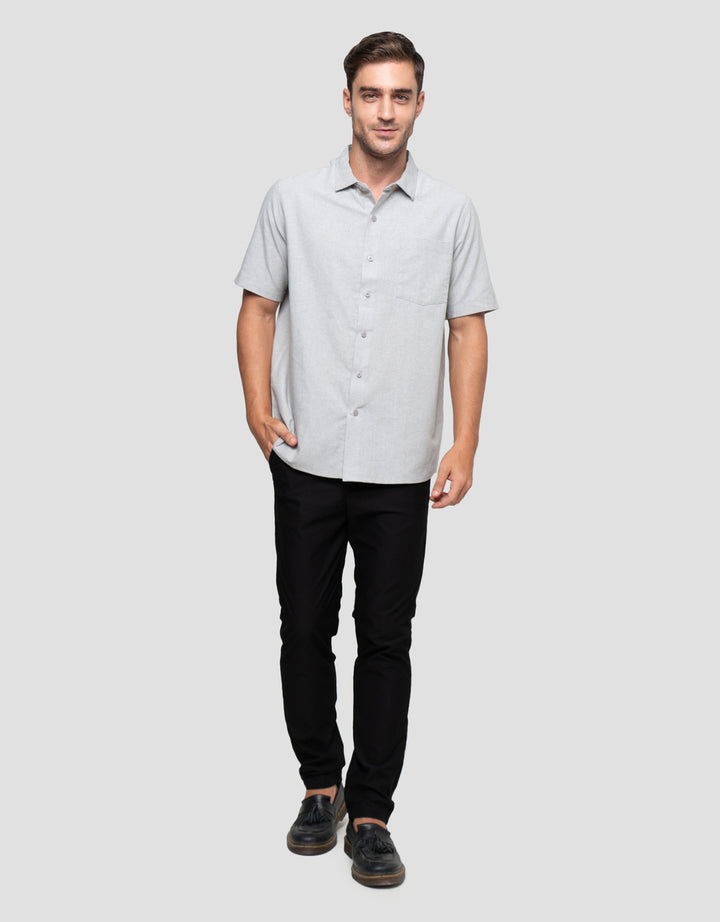 Cole Casual Oxford With Pocket Kemeja Pria