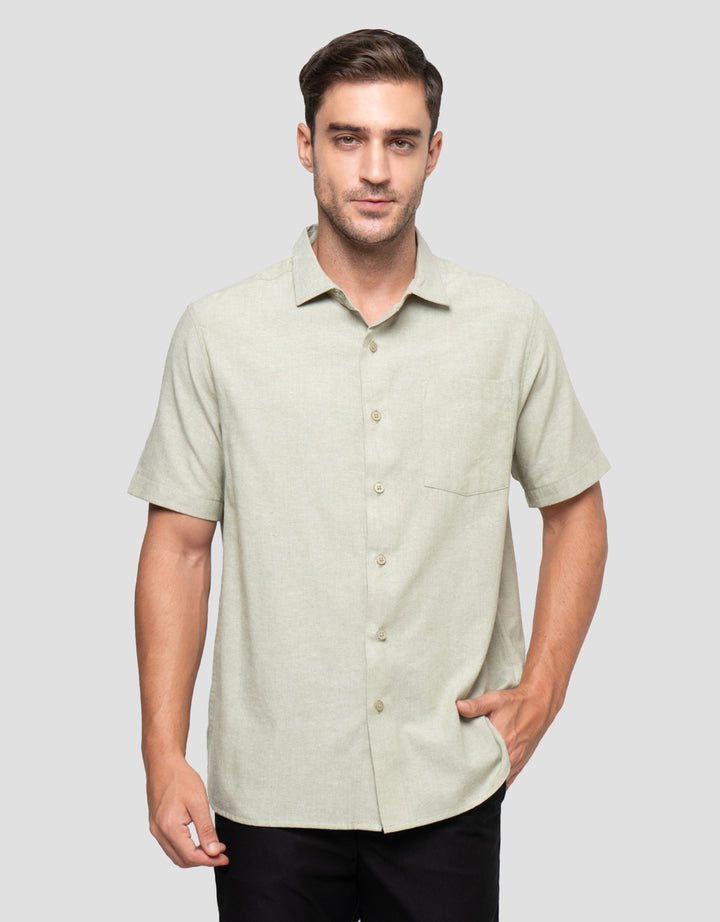 Cole Casual Oxford With Pocket Kemeja Pria