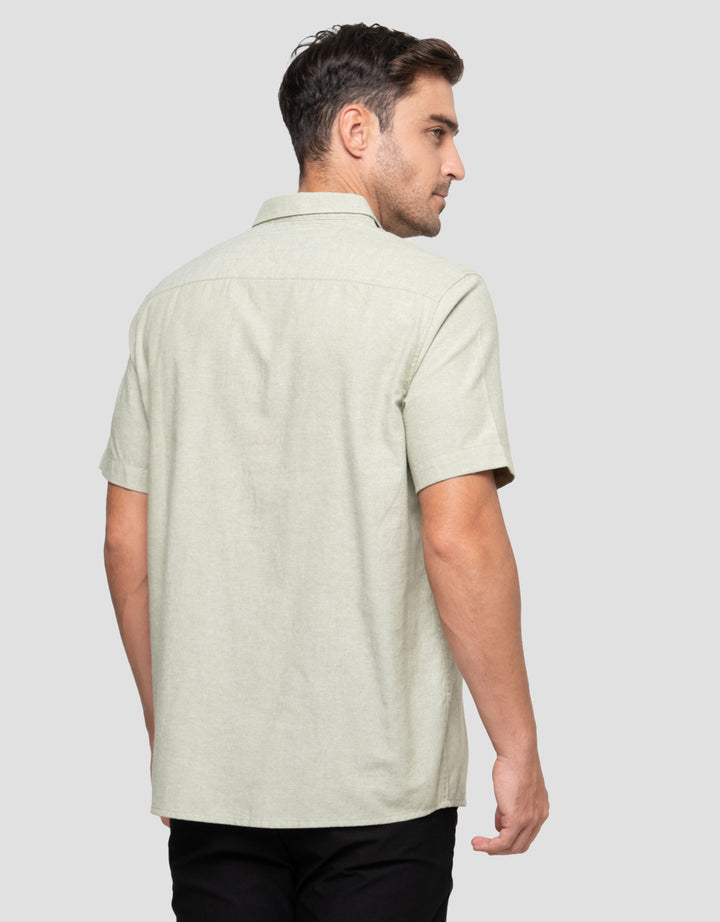 Cole Casual Oxford With Pocket Kemeja Pria