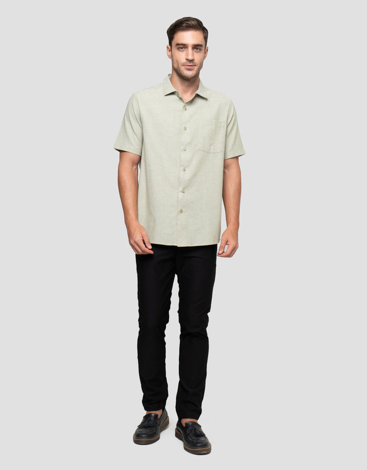 Cole Casual Oxford With Pocket Kemeja Pria