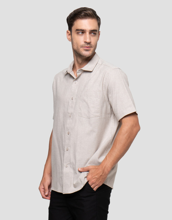 Cole Casual Oxford With Pocket Kemeja Pria