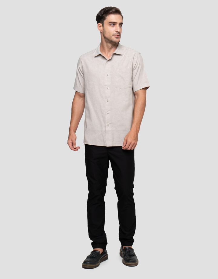 Cole Casual Oxford With Pocket Kemeja Pria