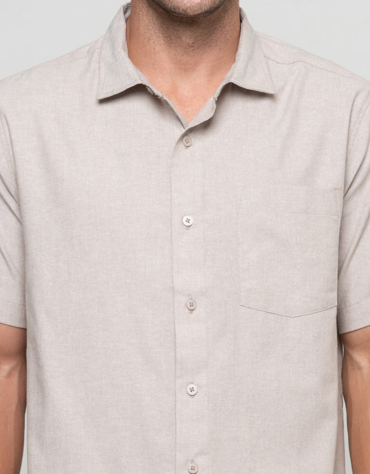 Cole Casual Oxford With Pocket Kemeja Pria