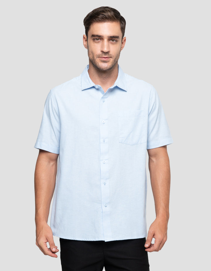 Cole Casual Oxford With Pocket Kemeja Pria