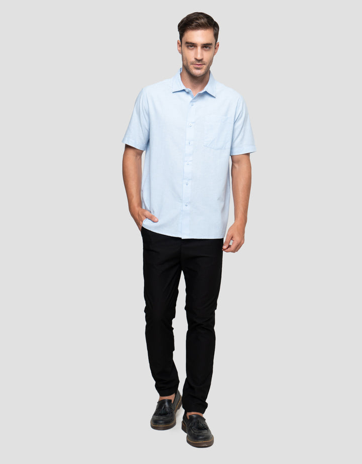 Cole Casual Oxford With Pocket Kemeja Pria