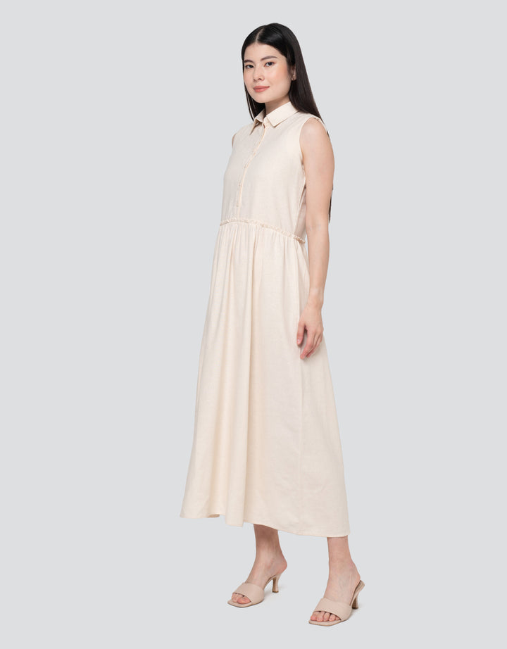 Nevada With Short Sleeve Plain Dress Wanita