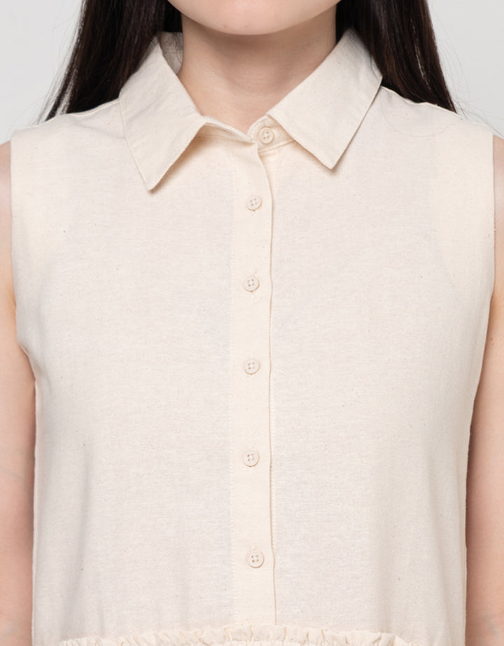 Nevada With Short Sleeve Plain Dress Wanita