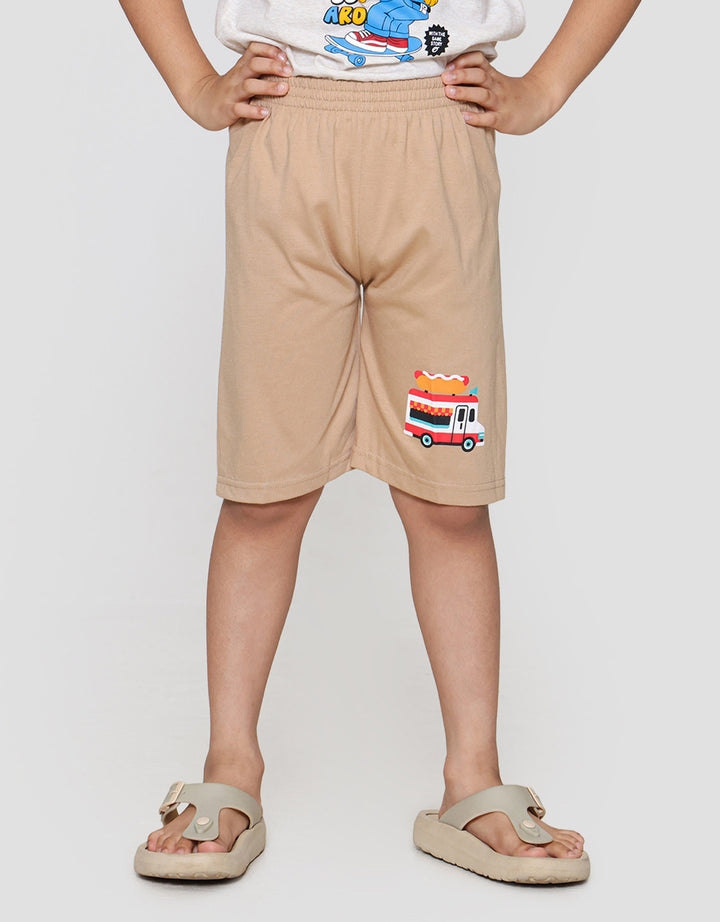 MxM Little M Print Car Celana Pendek Anak Laki-laki