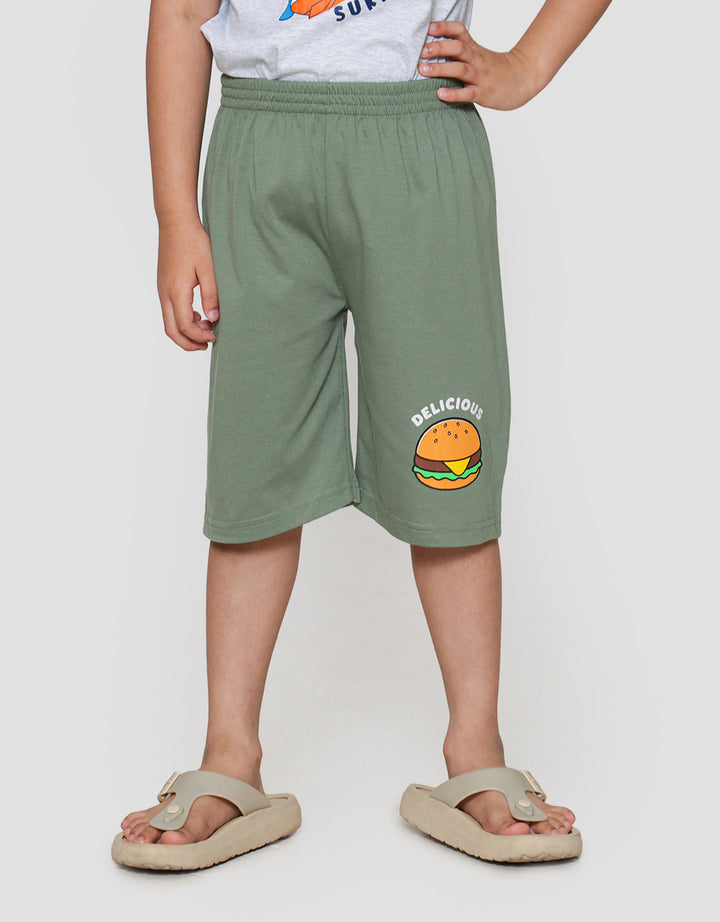 MxM Little M Print Delicious Celana Pendek Anak Laki-laki