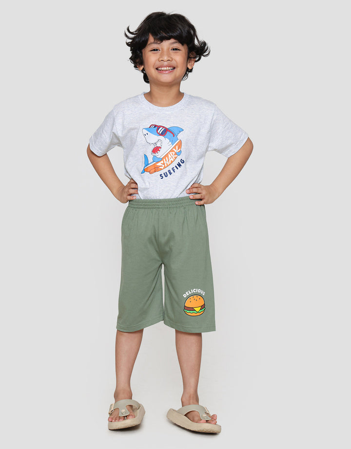 MxM Little M Print Delicious Celana Pendek Anak Laki-laki