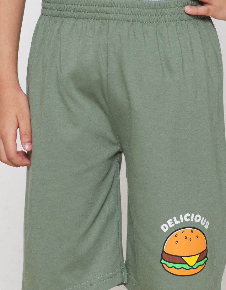 MxM Little M Print Delicious Celana Pendek Anak Laki-laki