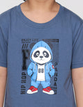 MxM Little M Boy Print Panda Hoodie Kaos Anak Laki-laki