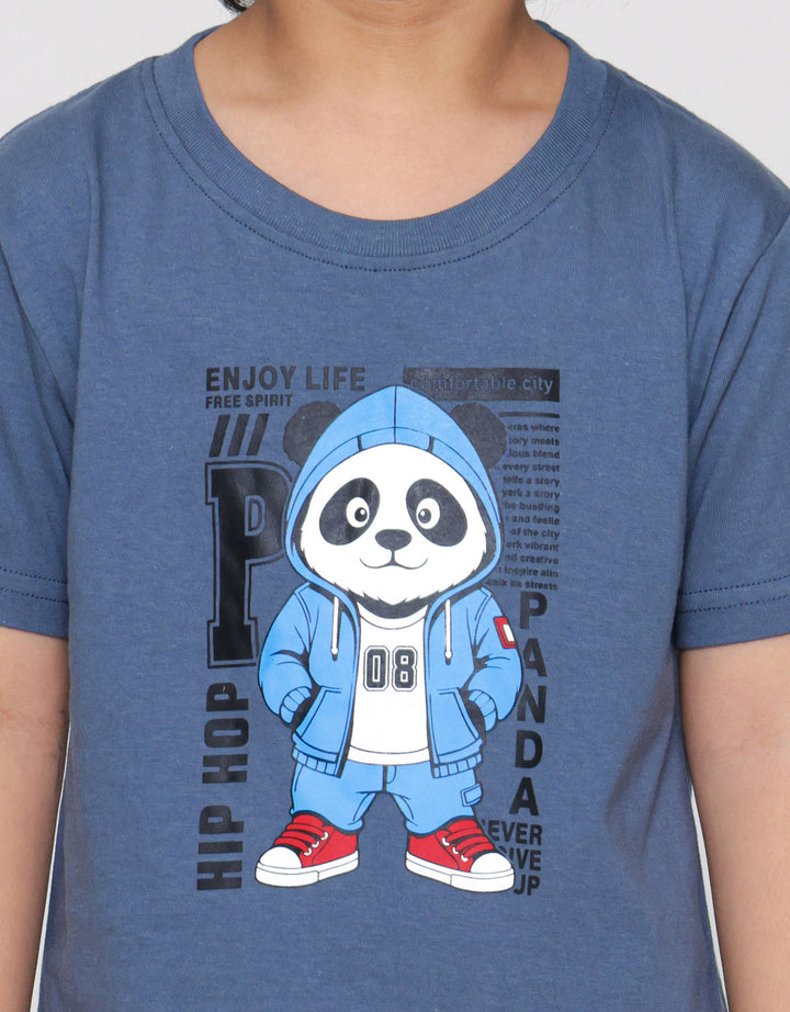 MxM Little M Boy Print Panda Kaos Anak Laki-laki