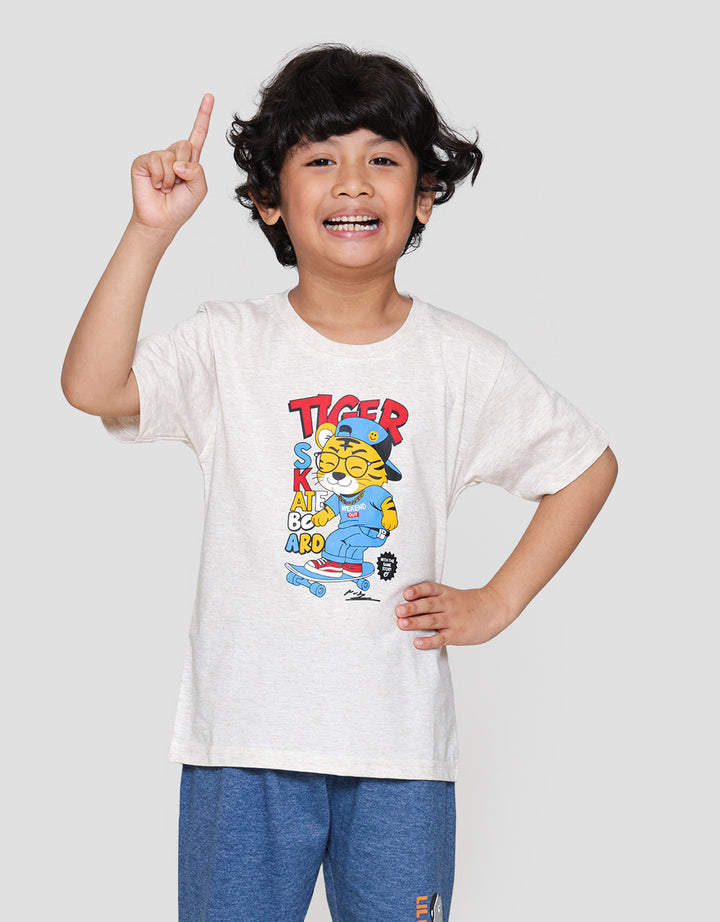MxM Little M Boy Print Tiger Kaos Anak Laki-laki