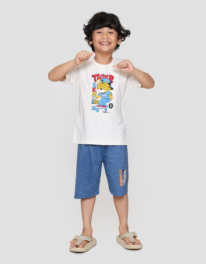 MxM Little M Boy Print Tiger Kaos Anak Laki-laki