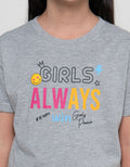 MxM Little M Print Girl Always Kaos Anak Perempuan