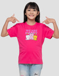 MxM Little M Print We Are Happy Kaos Anak Perempuan
