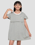 MxM Little M Stripe Dress Anak Perempuan