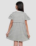 MxM Little M Stripe Dress Anak Perempuan