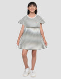MxM Little M Stripe Dress Anak Perempuan