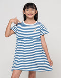 MxM Little M Stripe Dress Anak Perempuan