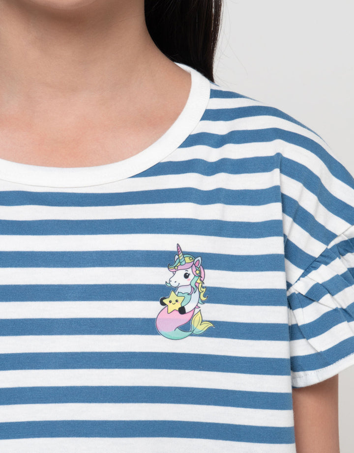 MxM Little M Stripe Dress Anak Perempuan