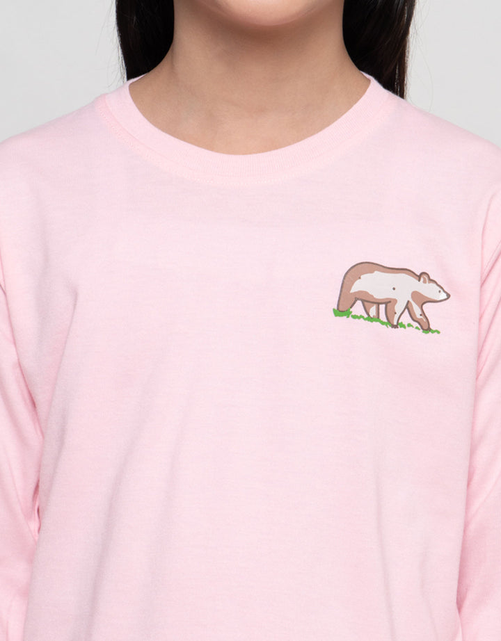 MxM Little M Anak Motif Squirel Pakaian Setelan Anak Perempuan