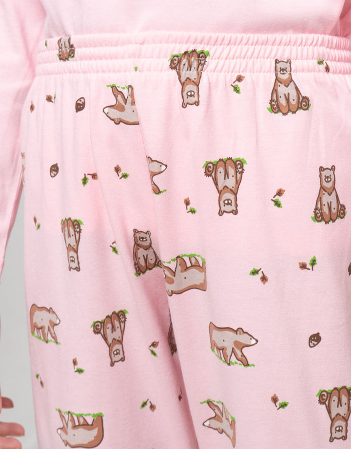 MxM Little M Anak Motif Squirel Pakaian Setelan Anak Perempuan