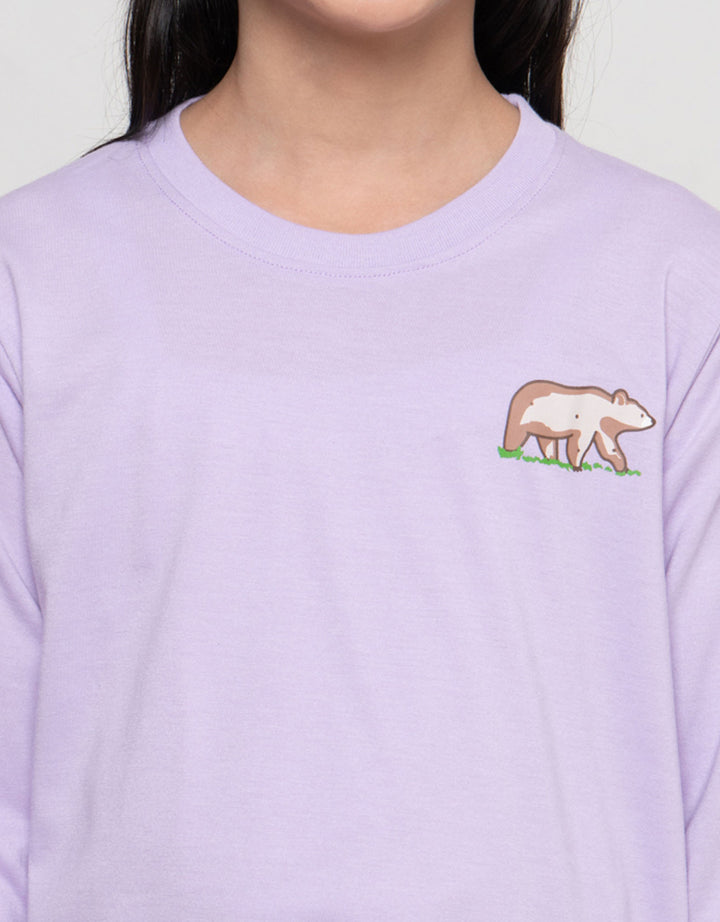 MxM Little M Anak Motif Bear Pakaian Setelan Anak Perempuan