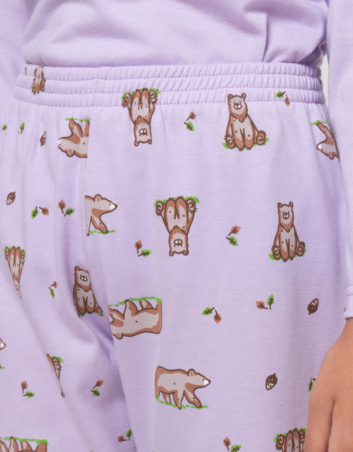 MxM Little M Anak Motif Bear Pakaian Setelan Anak Perempuan