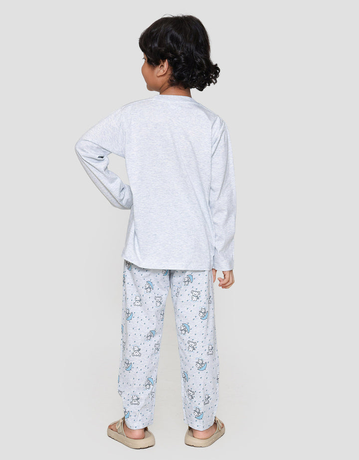 MxM Little M Anak Motif Bear Setelan Anak Laki-laki